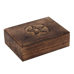 GW_46430 7X5IN PENTAGRAM TAROT CARD BOX