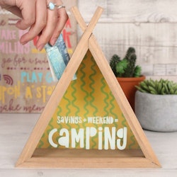 Sparbössa Savings + Weekend = Camping