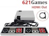 Tv-spelkonsol m Digital HDMI anslutning o 621 Retro Spel