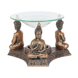3 sittande Buddha - Oljebrännare