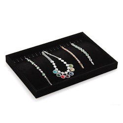 Halsband / Armband display med 20st krok / Smyckesförvaring