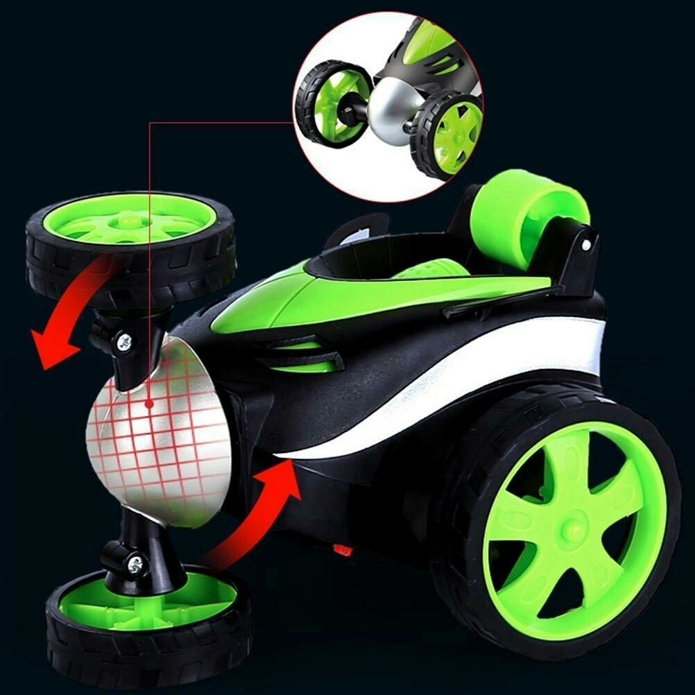Radiostyrd Stunt Bil roterar 360 grader,. Fr 10år