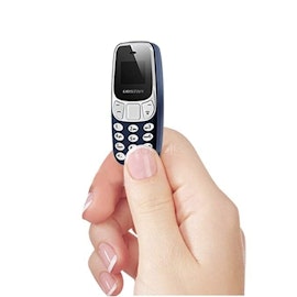 Mini Mobil m Röstförändrare Dubbla Sim o Bluetooth. Svensk Meny