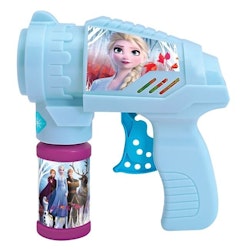 Frozen II Batterifri Bubbelpistol - Skjuter ut Såpbubblor