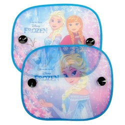 2-Pack Frozen Tema Solskydd m Sugkoppar.