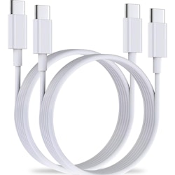 1 x 60W Snabbladdningskabel USB-C - USB-C F iPhone 15 /16 Samsung mm