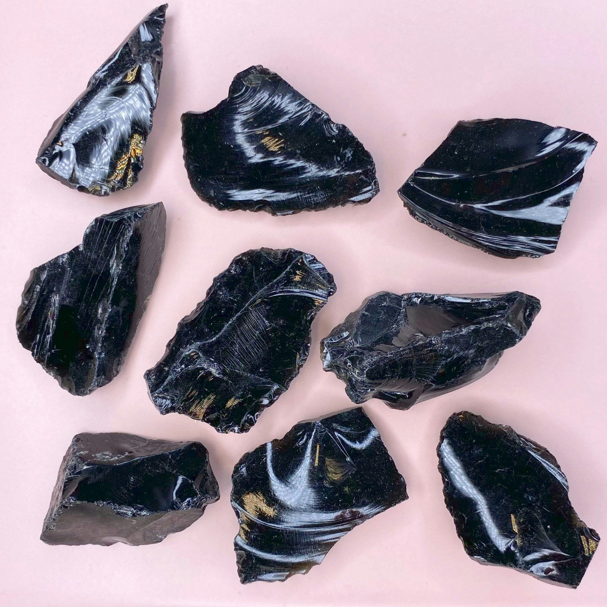 Obsidian | Rå, Mellan