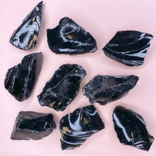 Obsidian | Rå, Mellan