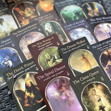 Wisdom of the Hidden Realms oracle cards