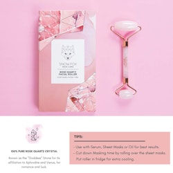 Snow Fox Facial Roller Rose Quarts