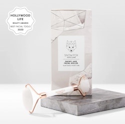 Snow Fox Facial Roller White Jade