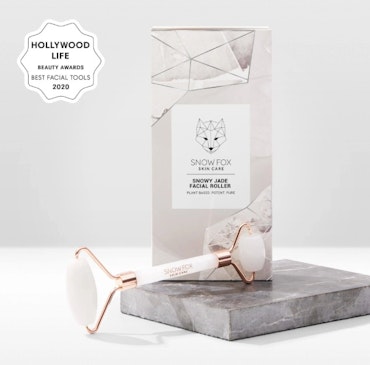 Snow Fox Facial Roller White Jade