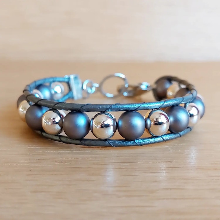 Armband med lås | Glas