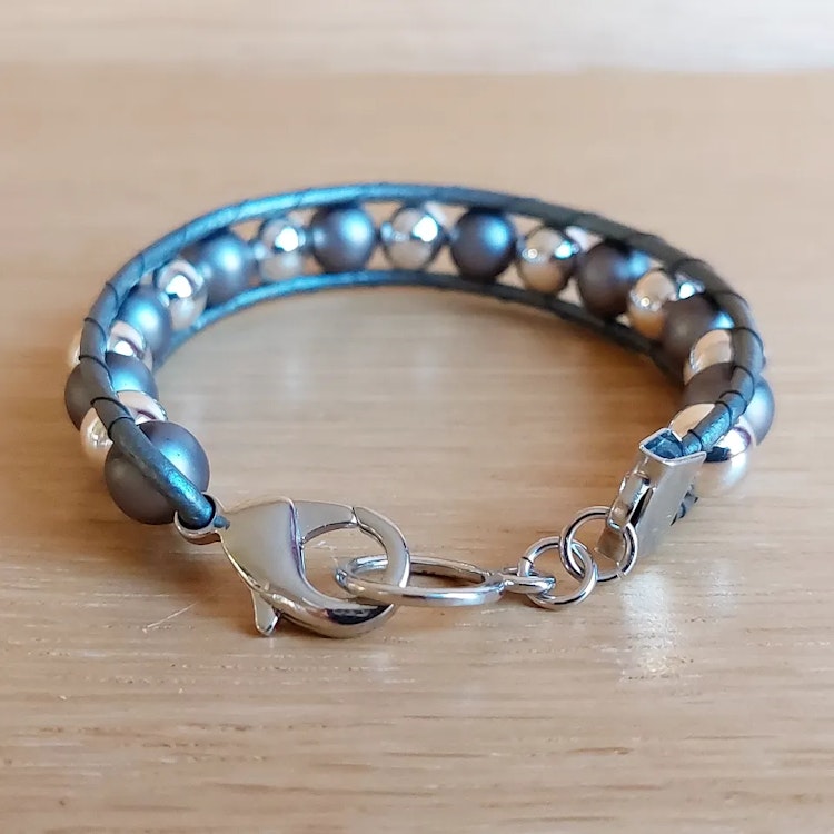 Armband med lås | Glas