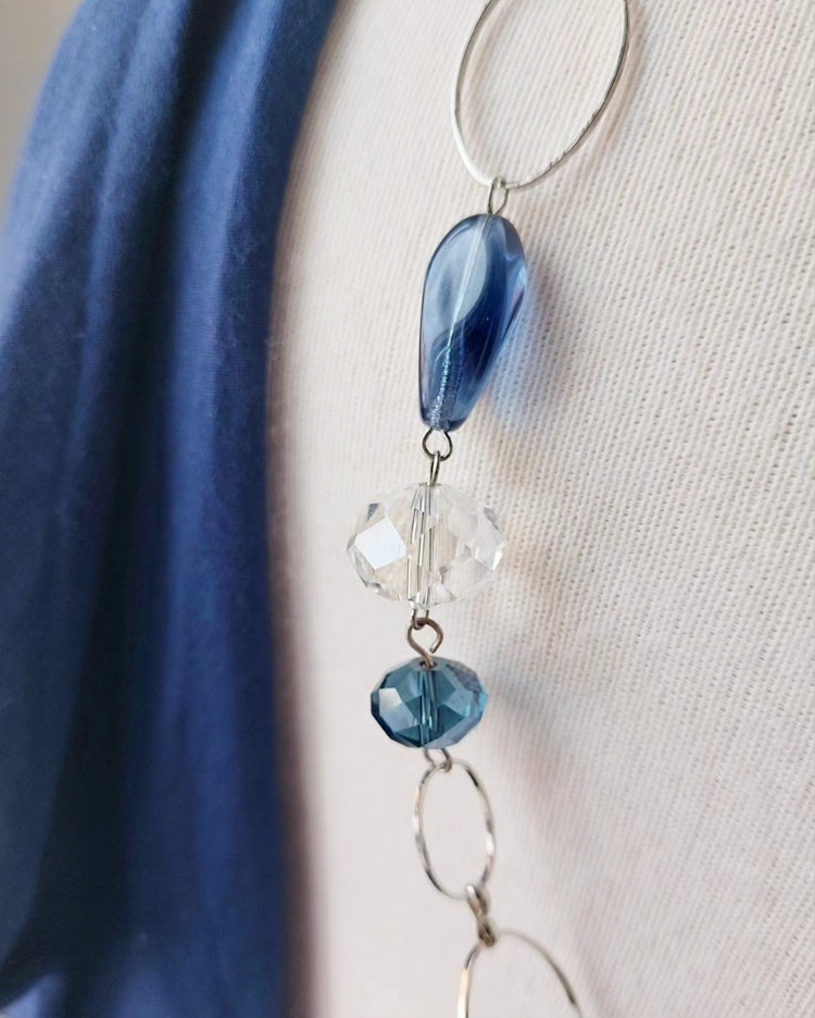 Halsband | Glas & metall