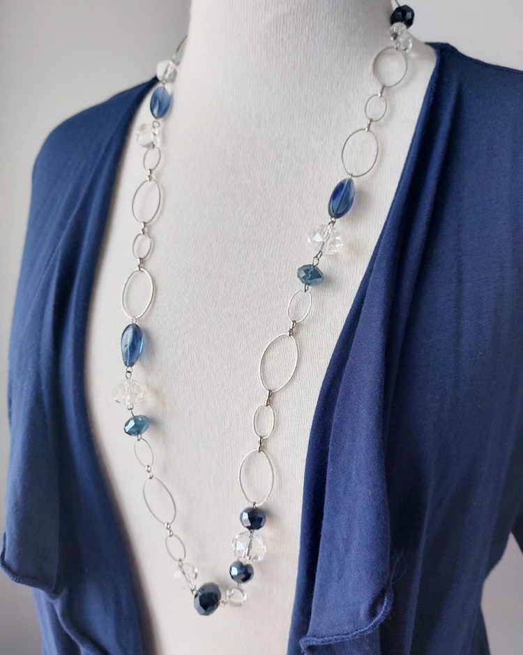 Halsband | Glas & metall