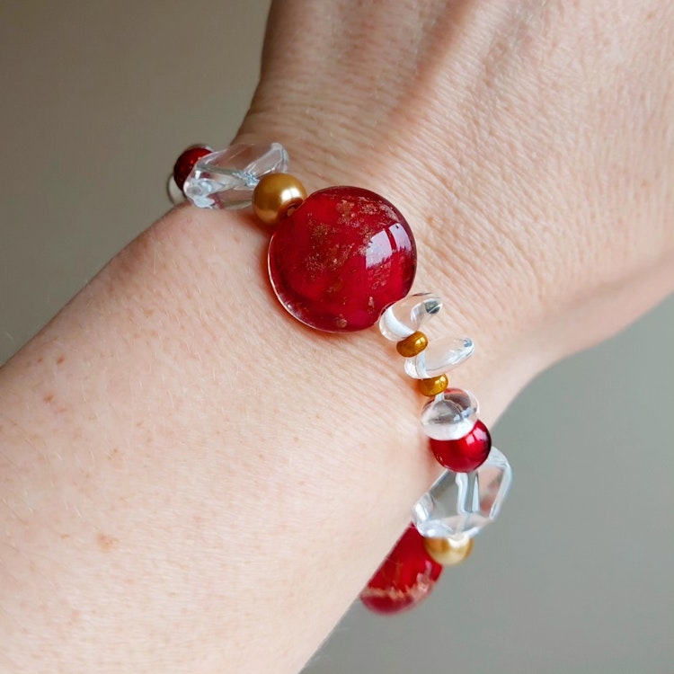 Elastiskt armband | Glas