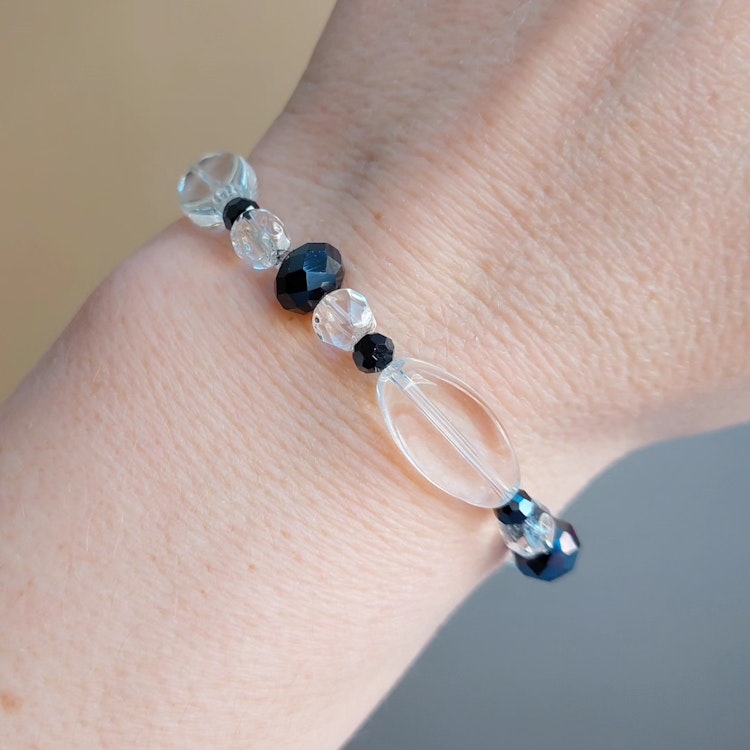 Elastiskt armband | Glas