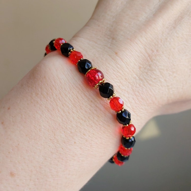 Elastiskt armband | Glas