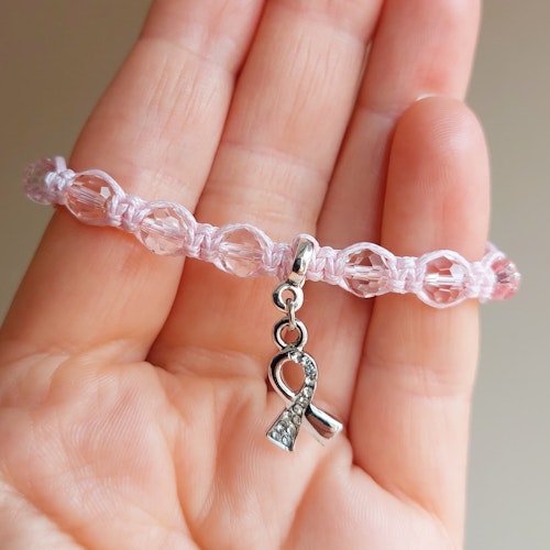 Barnarmband glas Rosa Bandet