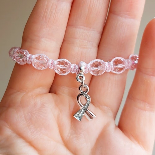 Barnarmband glas Rosa Bandet