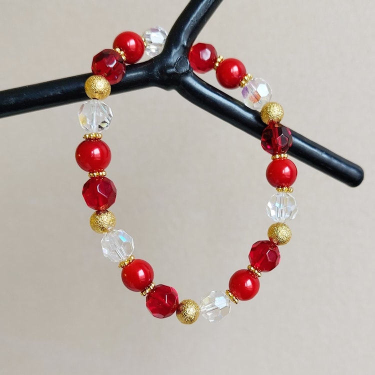Elastiskt armband | Glas