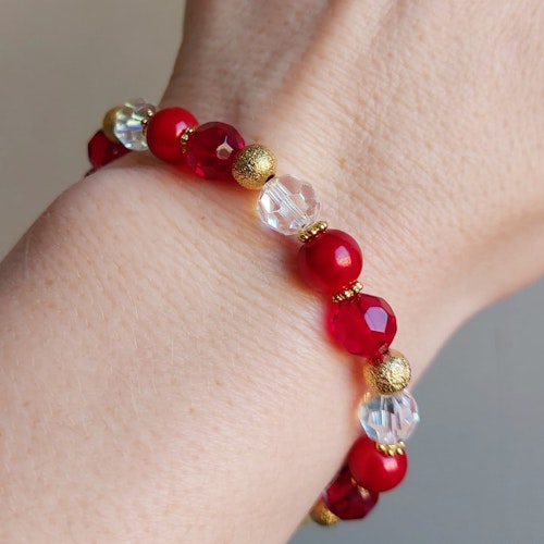 Elastiskt armband | Glas