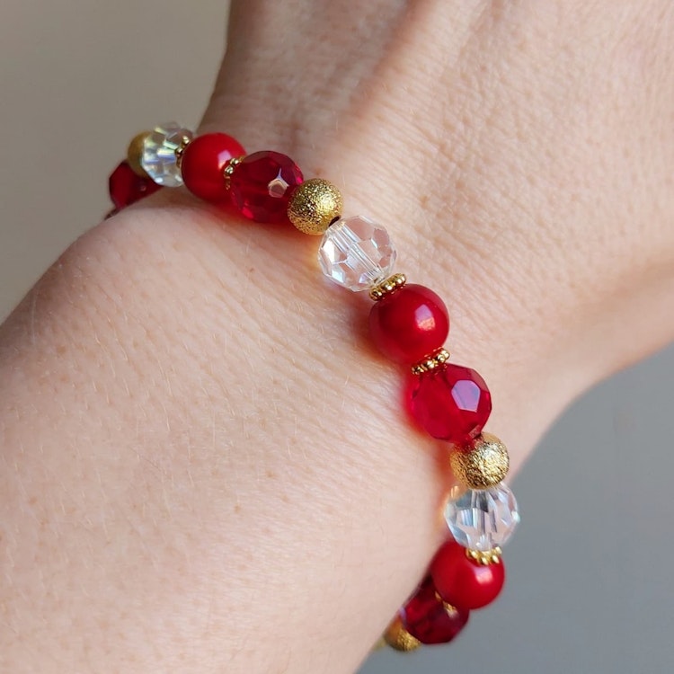 Elastiskt armband | Glas