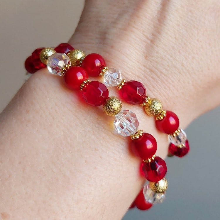 Elastiskt armband | Glas