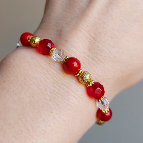 Elastiskt armband | Glas