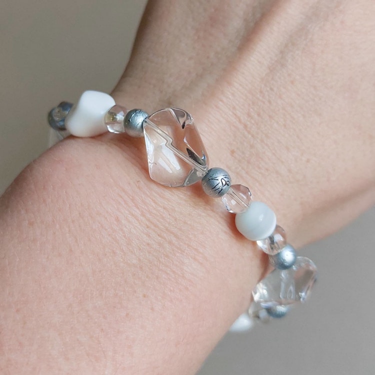 Elastiskt armband | Glas