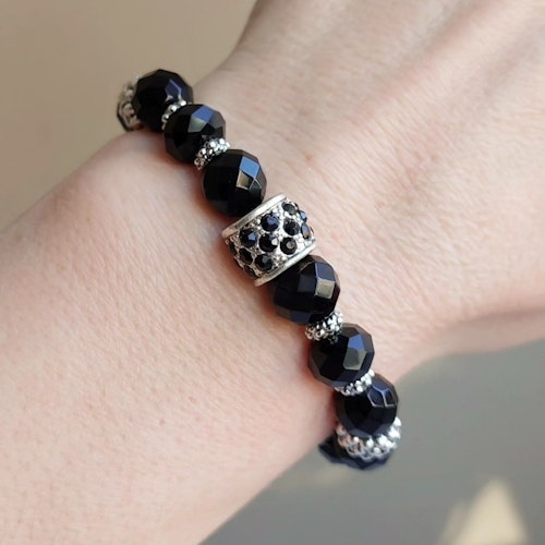 Elastiskt armband | Glas