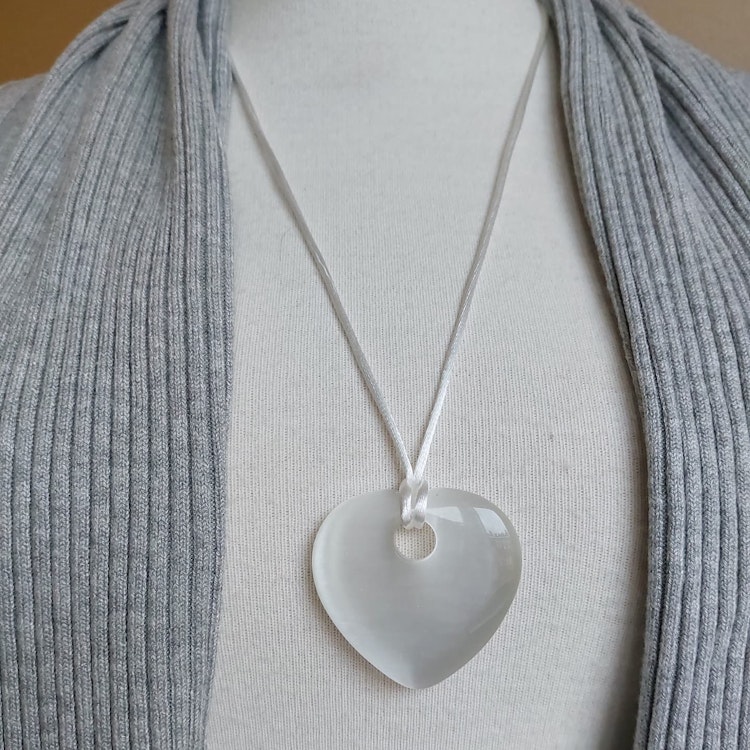 Halsband med hänge | Glas