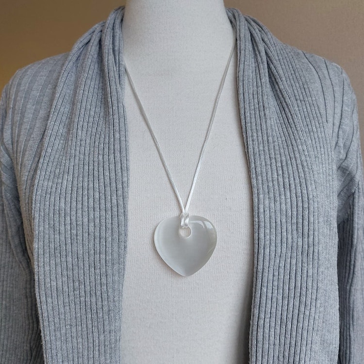Halsband med hänge | Glas