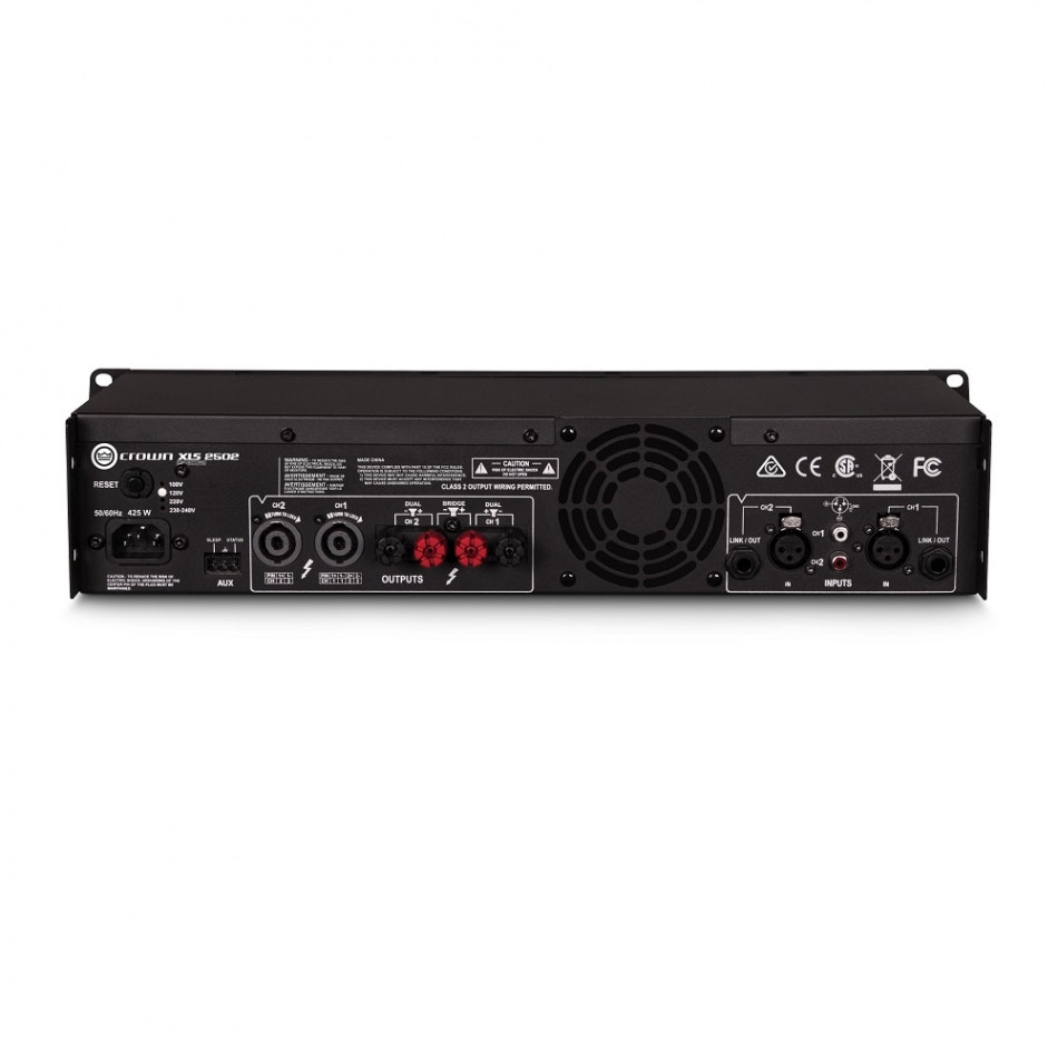 Crown XLS 2502 – Kraftfullt slutsteg med DSP utförsäljning. 1 ex kvar!