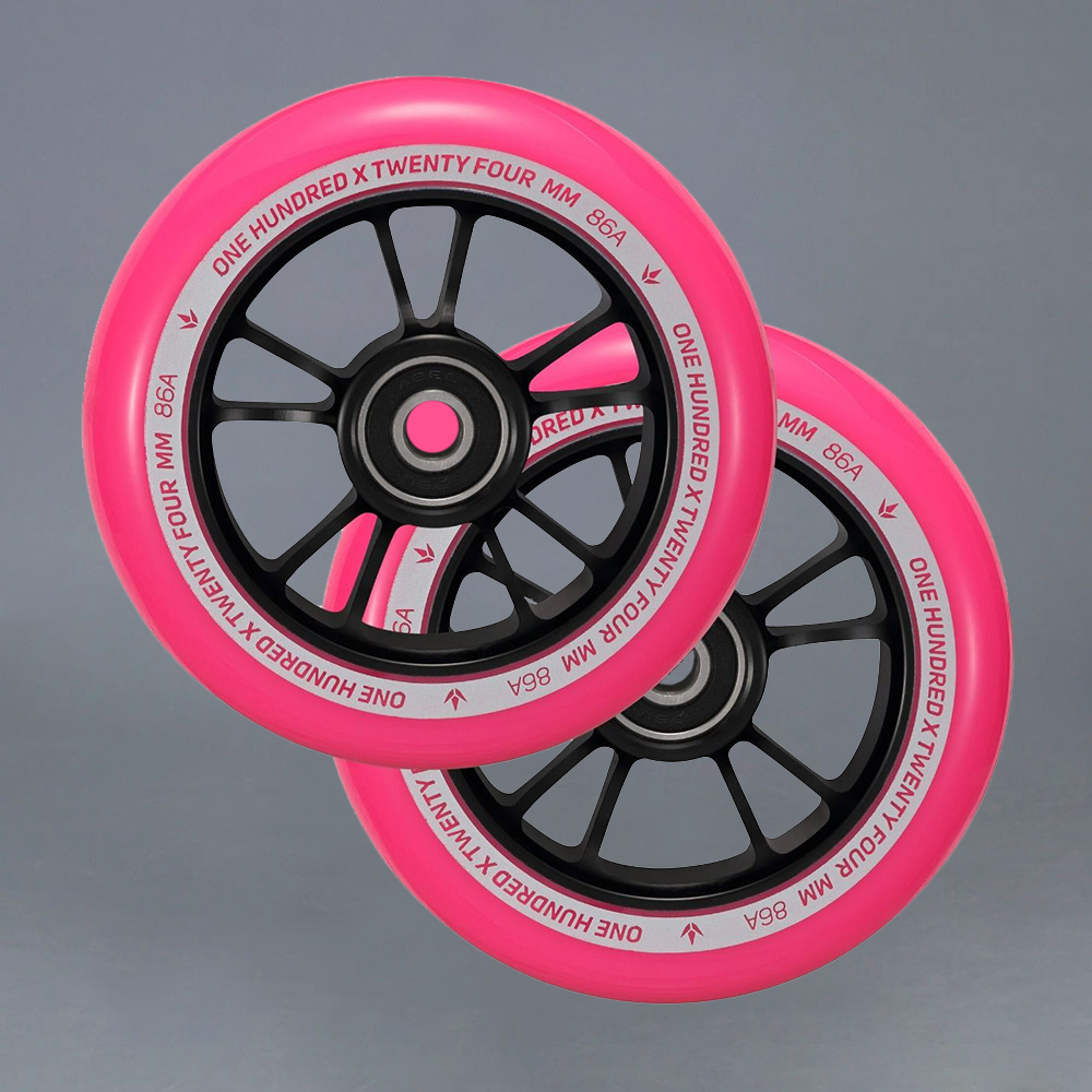 Blunt 10 Spokes 100mm Pink Kickbike hjul