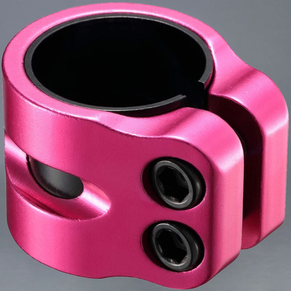 Blunt Double Clamp Hot Pink