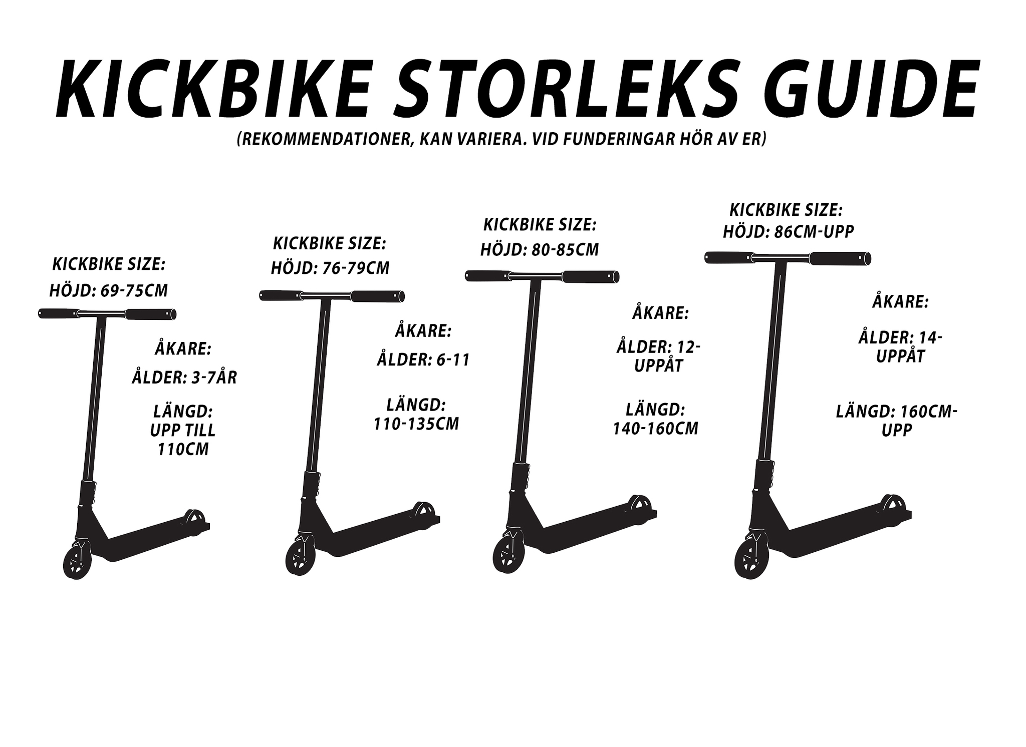 North Switchblade BLK Komplett Kickbike