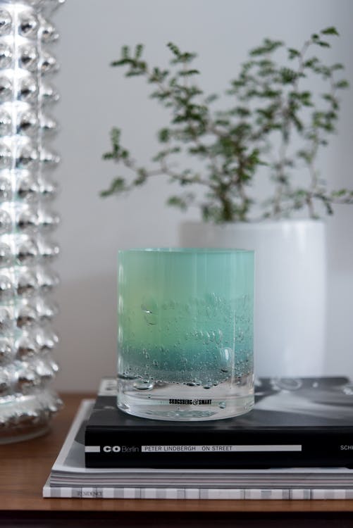 Hurricane Soda aqua skogsberg smart ljuslykta glas