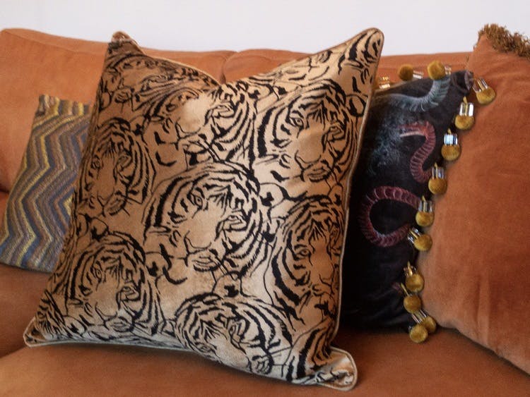 Kuddfodral Elegant, multi, 50x50 cm, Jakobsdals textil