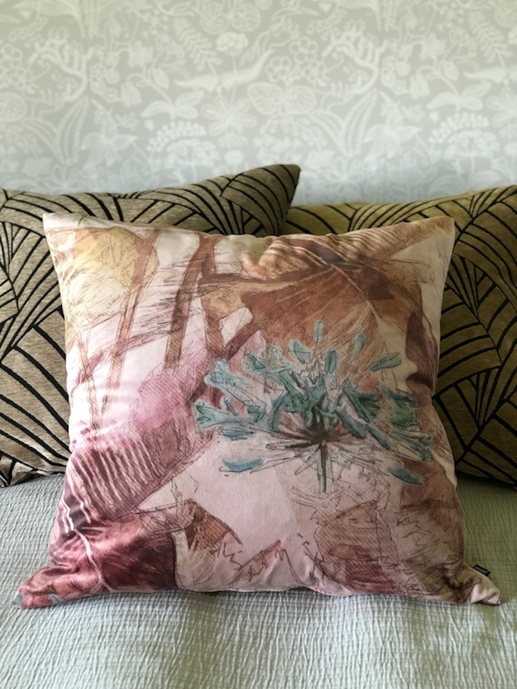 Kuddfodral Temptation, pink, 60x60 cm, Jakobsdals textil