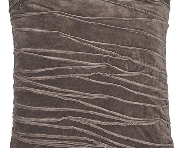 Kuddfodral Traces, grå, Jakobsdals textil