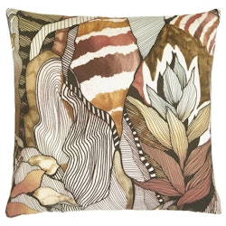 Kuddfodral Modern Art Outdoor, brun, Jakobsdals textil