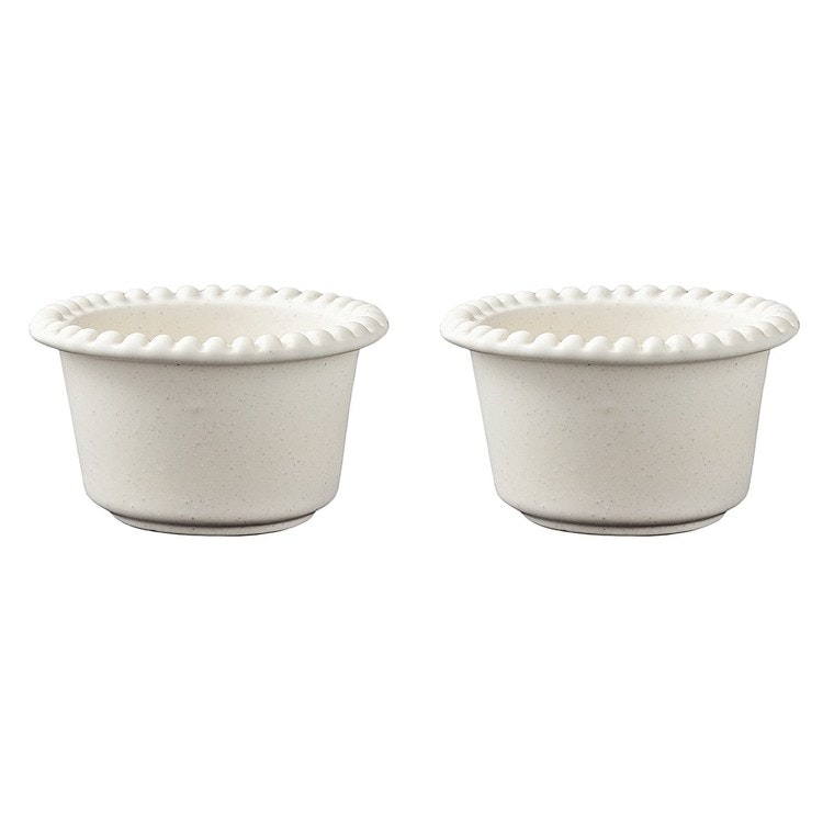 Daria skål, 12 cm, cotton white, PotteryJo