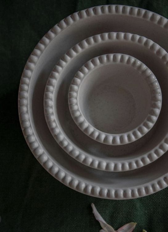Daria skål, 18 cm, cotton white, PotteryJo