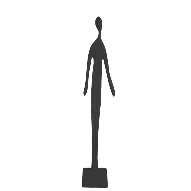 Skulptur man, svart, Storefactory