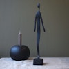 Skulptur man, svart, Storefactory