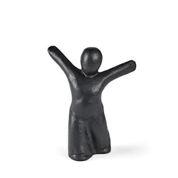 Skulptur, gjutjärn, Morsø, "Jag är redo att ta språnget i mitt livs äventyr"