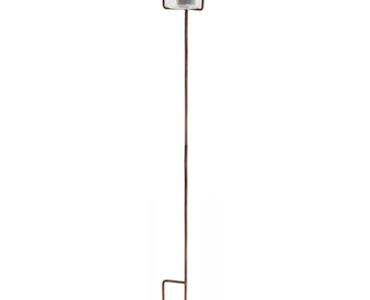 Ljushållare för värmeljus på pinne, rost, 90 cm, ELDgarden