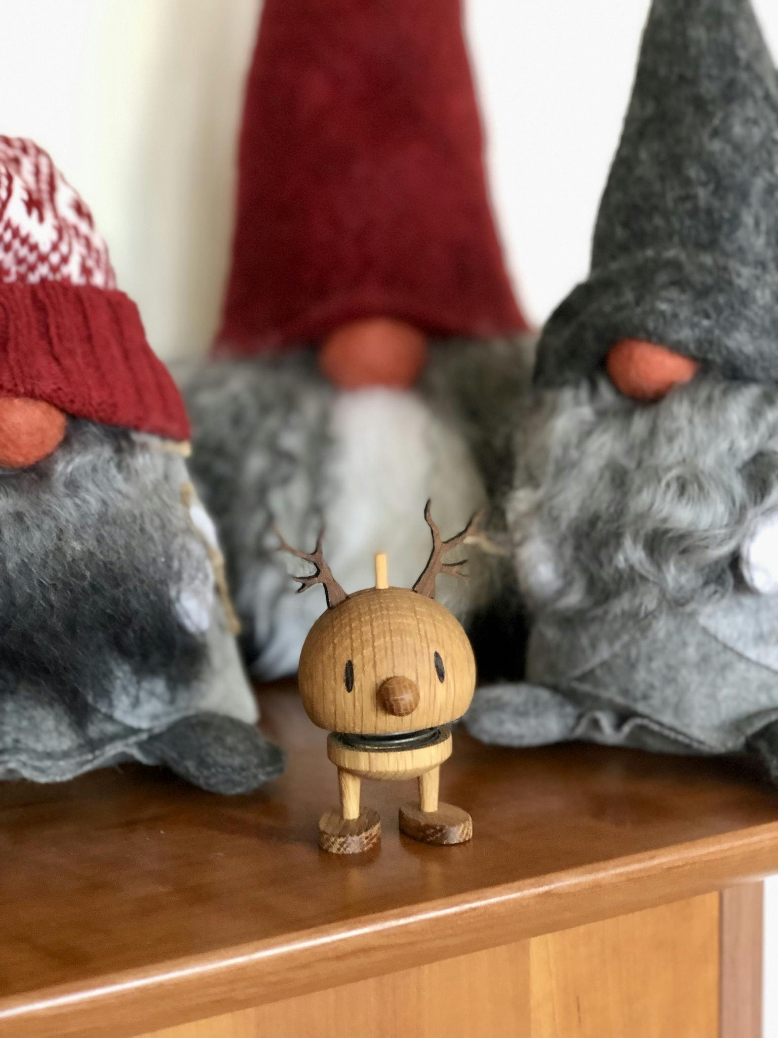 Reindeer Bumble, oak, small, Hoptimist
